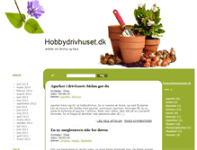 Tablet Screenshot of hobbydrivhuset.dk